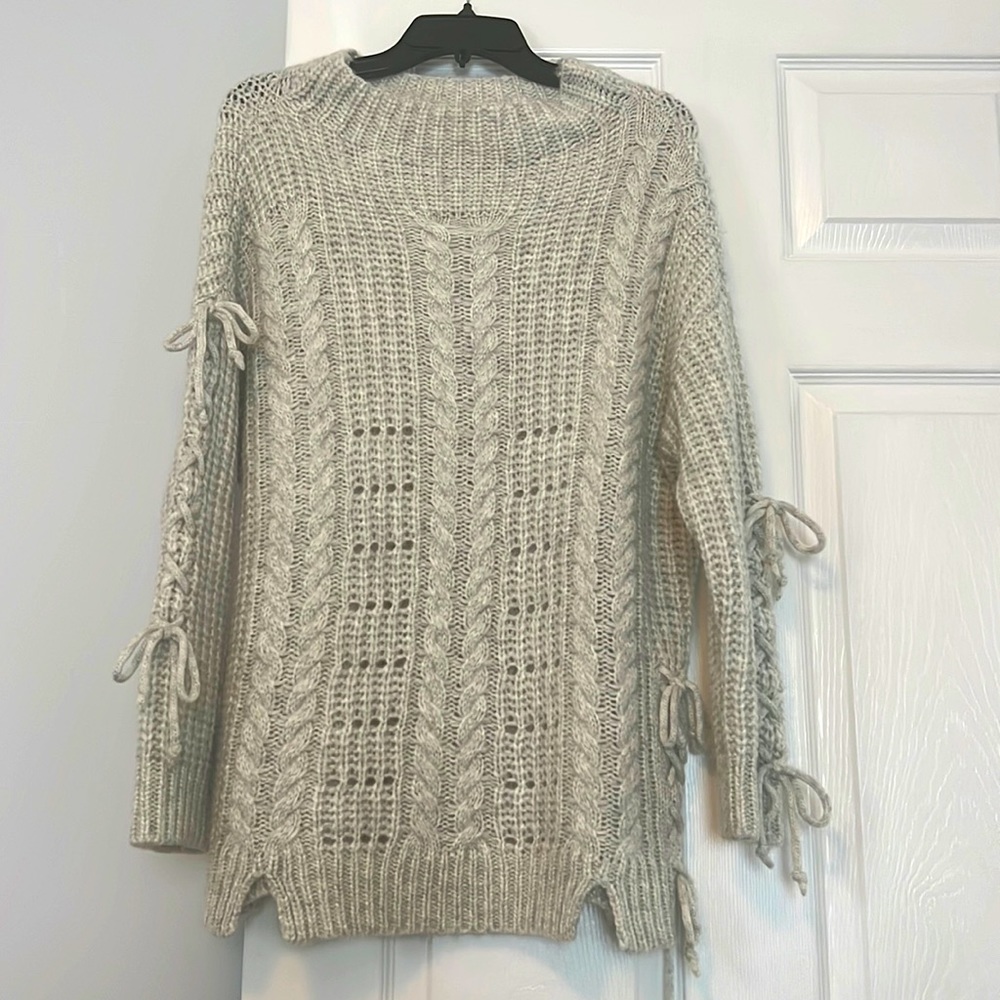 Gray sweater